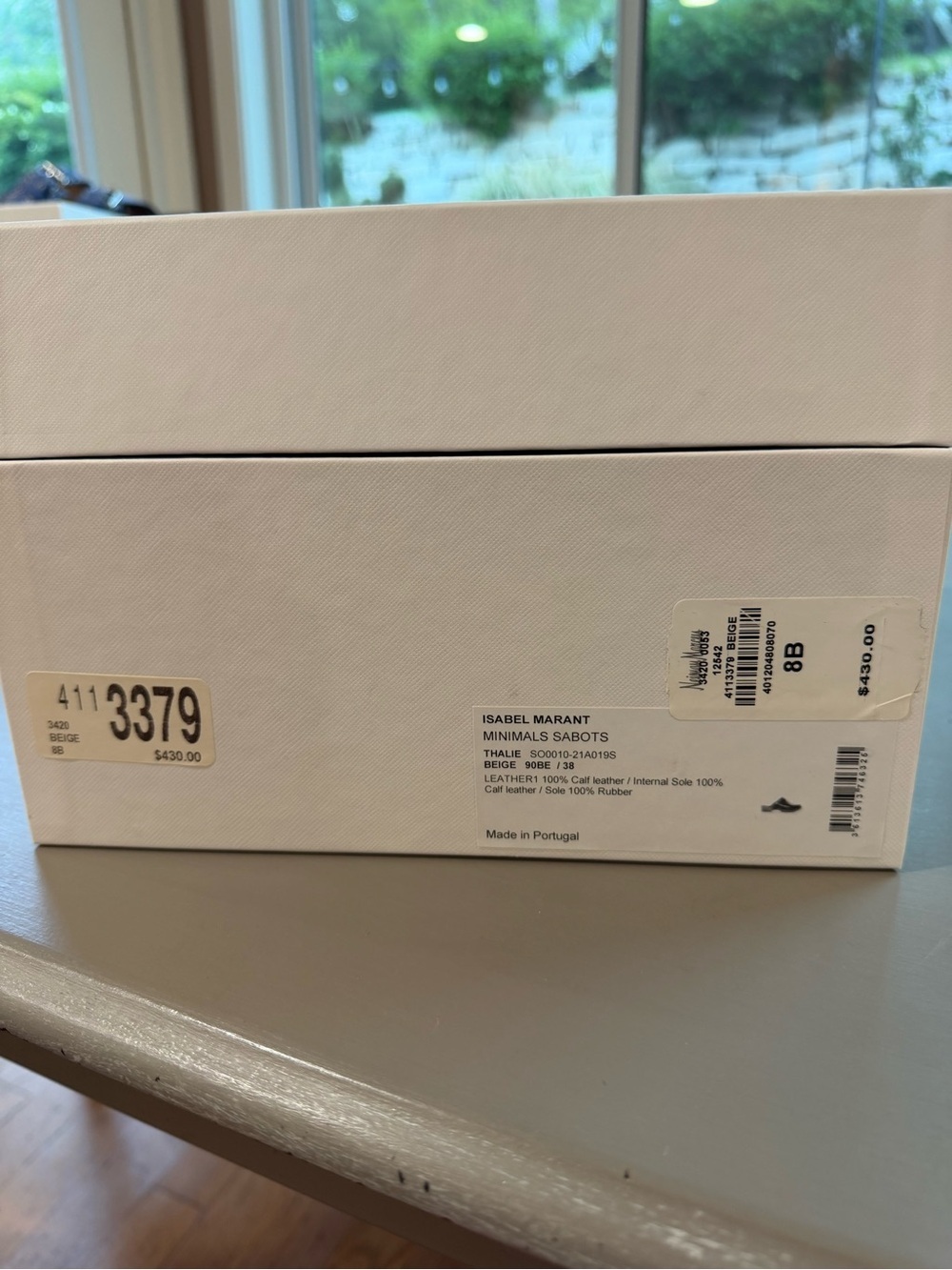 ISABEL MARANT Thalie Stud Leather Clogs - Size 8 - Picture 5 of 5